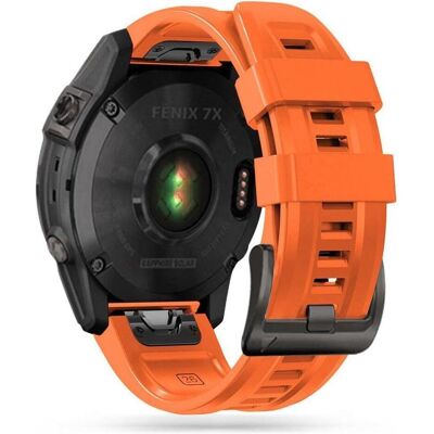 Bracelet Sport en Silicone Orange Tech-Protect Garmin Fenix - 5/6/6 Pro/7 - Publicité Bracelet Sport en Silicone Orange Tech-Protect Garmin Fenix - 5/6/6 Pro/7 - Publicité