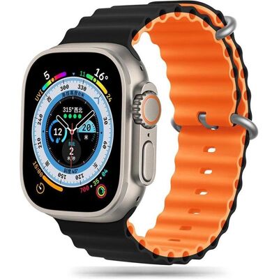 Bracelet montre Tech-Protect Ultra 1 / 2 Noir/Orange - Publicité Bracelet montre Tech-Protect Ultra 1 / 2 Noir/Orange - Publicité