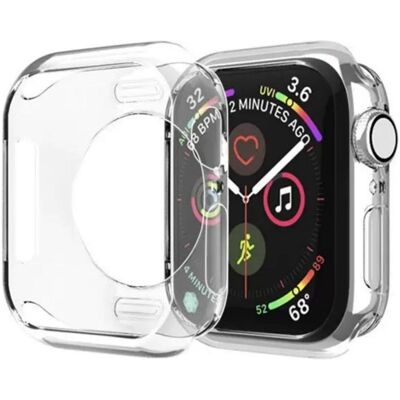 Hurtel Ultra Clear Watch Case für Apple Watch 46 mm (Serie 10) – Transparent, Montre connectée : accessoires, Transparent - Publicité Hurtel Ultra Clear Watch Case für Apple Watch 46 mm (Serie 10) – Transparent, Montre connectée : accessoires, Transparent - Publicité