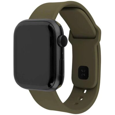 Fixed Jeu de bracelets sport en silicone pour Apple Watch 42/44/45/46mm, olive (Acier inoxydable, Silicone), Sangles de montre, Vert - Publicité Fixed Jeu de bracelets sport en silicone pour Apple Watch 42/44/45/46mm, olive (Acier inoxydable, Silicone), Sangles de montre, Vert - Publicité