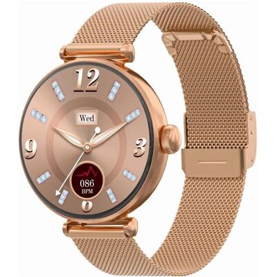 Gravity Smartwatch Smartwatch Różowe Złoto Biały 2 Paski GT26-2 (40 mm, sans carte SIM), Montre connectée - Publicité Gravity Smartwatch Smartwatch Różowe Złoto Biały 2 Paski GT26-2 (40 mm, sans carte SIM), Montre connectée - Publicité