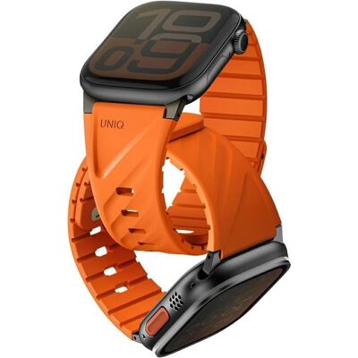 Uniq Strap Fluo for Apple Watch 49/46/45/44/42/41/40mm Magnetic orange (40 mm, 41 mm, 42 mm, 44 mm, 45 mm, 46 mm, 49 mm, Acier inoxydable, Silicone), Sangles de montre, Orange - Publicité Uniq Strap Fluo for Apple Watch 49/46/45/44/42/41/40mm Magnetic orange (40 mm, 41 mm, 42 mm, 44 mm, 45 mm, 46 mm, 49 mm, Acier inoxydable, Silicone), Sangles de montre, Orange - Publicité