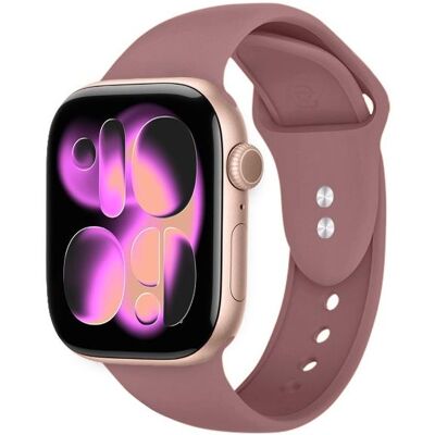 Crong Liquid - Pasek do Apple Watch 38/40/41/42 mm (brudny róż), Montre connectée : accessoires, Pink - Publicité Crong Liquid - Pasek do Apple Watch 38/40/41/42 mm (brudny róż), Montre connectée : accessoires, Pink - Publicité