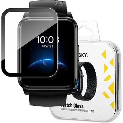 Verre hybride Wozinsky pour Realme Watch 2 - Noir - Publicité Verre hybride Wozinsky pour Realme Watch 2 - Noir - Publicité