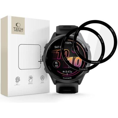 Tech-Protect Glass Flex+ 2er-Pack Hybridglas Garmin Forerunner 970 / 570 47 mm, Montre connectée : accessoires, Noir - Publicité Tech-Protect Glass Flex+ 2er-Pack Hybridglas Garmin Forerunner 970 / 570 47 mm, Montre connectée : accessoires, Noir - Publicité