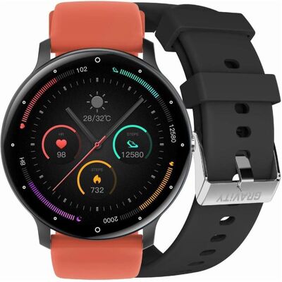 Gravity GT1-3 PRO Smartwatch (sans carte SIM), Montre connectée - Publicité Gravity GT1-3 PRO Smartwatch (sans carte SIM), Montre connectée - Publicité