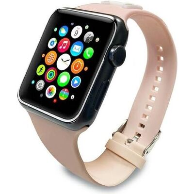 Karl Lagerfeld KLAWMSLCP Bracelet Apple Watch 38/40 / 41mm rose / rose Bracelet Silicone Têtes de Choupette (38 mm, 40 mm, Silicone), Sangles de montre, Pink - Publicité Karl Lagerfeld KLAWMSLCP Bracelet Apple Watch 38/40 / 41mm rose / rose Bracelet Silicone Têtes de Choupette (38 mm, 40 mm, Silicone), Sangles de montre, Pink - Publicité