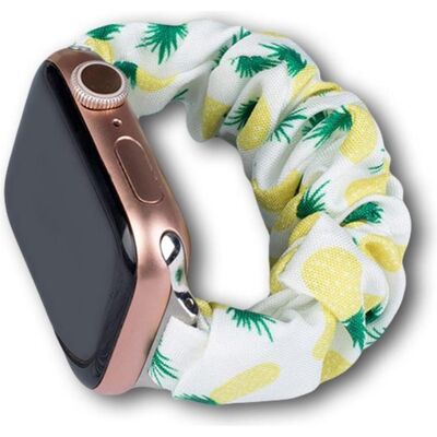 Hurtel Bracelet Watch 7 en tissu 7/6/5/4/3/2 / SE (41/40 / 38mm) bracelet élastique ananas (38 mm, 40 mm, 41 mm, Élastique, Matériel textile), Sangles de montre, Multicolore, Beige - Publicité Hurtel Bracelet Watch 7 en tissu 7/6/5/4/3/2 / SE (41/40 / 38mm) bracelet élastique ananas (38 mm, 40 mm, 41 mm, Élastique, Matériel textile), Sangles de montre, Multicolore, Beige - Publicité