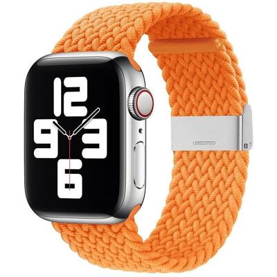 iLike Montre 38/40/41mm Braided Fabric Strap (38 mm, 40 mm, 41 mm), Sangles de montre, Orange - Publicité iLike Montre 38/40/41mm Braided Fabric Strap (38 mm, 40 mm, 41 mm), Sangles de montre, Orange - Publicité