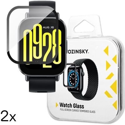 Wozinsky SzkÅo hartowane Full Glue do Xiaomi Redmi Watch 5 Active (2 szt.), Film de protection pour smartwatch, Transparent - Publicité Wozinsky SzkÅo hartowane Full Glue do Xiaomi Redmi Watch 5 Active (2 szt.), Film de protection pour smartwatch, Transparent - Publicité
