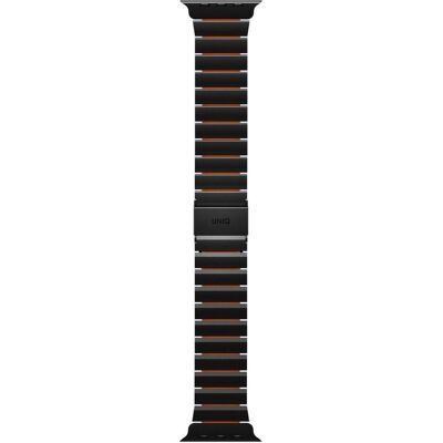 Uniq Strova Flex Strap for Apple Watch 44/45/46/49mm Black Orange (44 mm, 45 mm, 46 mm, 49 mm, Acier inoxydable, Silicone), Sangles de montre, Orange, Noir - Publicité Uniq Strova Flex Strap for Apple Watch 44/45/46/49mm Black Orange (44 mm, 45 mm, 46 mm, 49 mm, Acier inoxydable, Silicone), Sangles de montre, Orange, Noir - Publicité