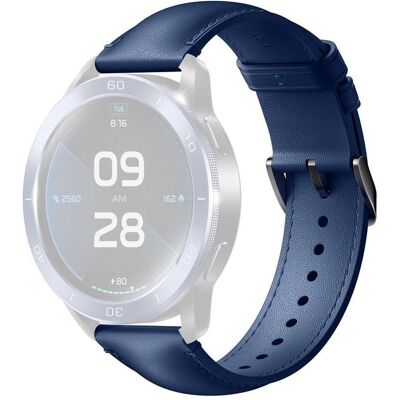 Bracelet en Cuir Bleu Océan pour Xiaomi Watch - Accessoire - Publicité Bracelet en Cuir Bleu Océan pour Xiaomi Watch - Accessoire - Publicité
