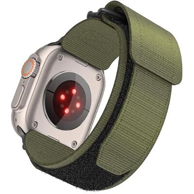 Forcell Strap F-DESIGN FA05 nylon strap for APPLE Watch 38 / 40 / 41 mm green (Nylon), Sangles de montre, Vert - Publicité Forcell Strap F-DESIGN FA05 nylon strap for APPLE Watch 38 / 40 / 41 mm green (Nylon), Sangles de montre, Vert - Publicité