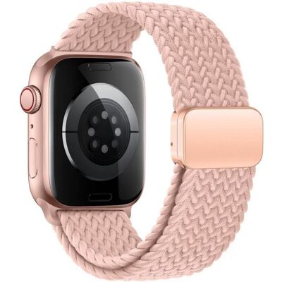 Bracelet en nylon pour Apple Watch - Dusty Rose - Compatible avec Series 4-9 / SE - Publicité Bracelet en nylon pour Apple Watch - Dusty Rose - Compatible avec Series 4-9 / SE - Publicité