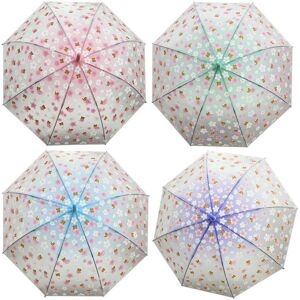 Trifox, Filles, Parapluie, Halbtransparenter Regenschirm mit Blumen und Teddybären MIX, Transparent - Publicité Trifox, Filles, Parapluie, Halbtransparenter Regenschirm mit Blumen und Teddybären MIX, Transparent - Publicité