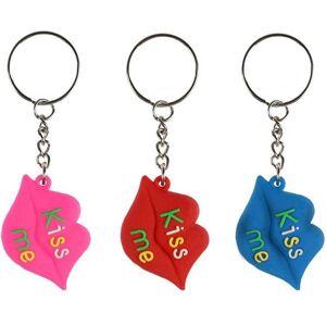 Arpex, Porte-clés, Schlüsselanhänger mit Kusslippen, Bleu, Rose - Publicité Arpex, Porte-clés, Schlüsselanhänger mit Kusslippen, Bleu, Rose - Publicité