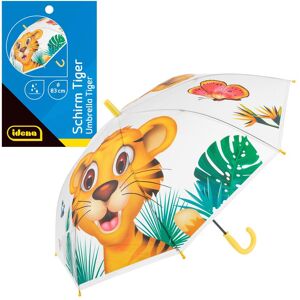 Idena, Unisexe, Parapluie, Parapluie Tiger Ø83x66cm, Multicolore - Publicité Idena, Unisexe, Parapluie, Parapluie Tiger Ø83x66cm, Multicolore - Publicité