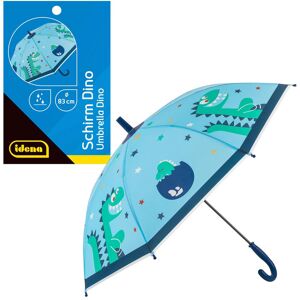 Idena, Unisexe, Parapluie, Parapluie Dino bleu Ø83x66cm, Bleu - Publicité Idena, Unisexe, Parapluie, Parapluie Dino bleu Ø83x66cm, Bleu - Publicité