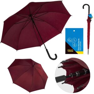Idena, Parapluie, Parapluie bordeaux Ø100cm poignée design soft-touch, Rouge - Publicité Idena, Parapluie, Parapluie bordeaux Ø100cm poignée design soft-touch, Rouge - Publicité