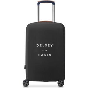 Delsey Small suitcase cover, black, Accessoires de voyage, Noir - Publicité Delsey Small suitcase cover, black, Accessoires de voyage, Noir - Publicité