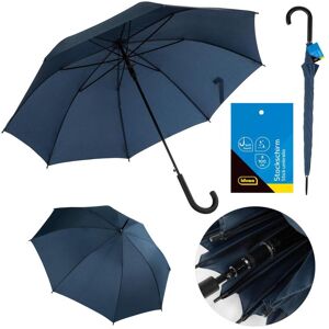 Idena, Parapluie, Parapluie bleu Ø100cm poignée design soft-touch, Bleu - Publicité Idena, Parapluie, Parapluie bleu Ø100cm poignée design soft-touch, Bleu - Publicité