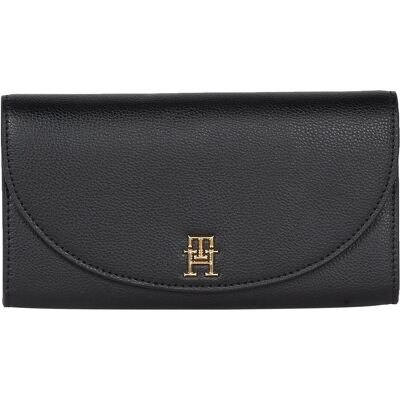 Tommy Hilfiger Femmes, Portefeuille, 584563, Noir - Publicité Tommy Hilfiger Femmes, Portefeuille, 584563, Noir - Publicité