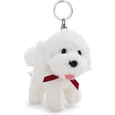 NICI, Unisexe, Porte-clés, plush keychain Bichon Frise 10 cm, Blanc - Publicité NICI, Unisexe, Porte-clés, plush keychain Bichon Frise 10 cm, Blanc - Publicité