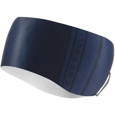 Castelli, Unisexe, Bandeau, Pro Thermal 2 Headband, Bleu - Publicité Castelli, Unisexe, Bandeau, Pro Thermal 2 Headband, Bleu - Publicité