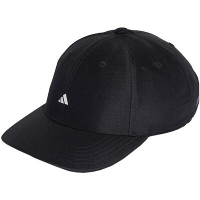 Adidas, Hommes, Casquette, Satin-Baseballkappe, Noir - Publicité Adidas, Hommes, Casquette, Satin-Baseballkappe, Noir - Publicité