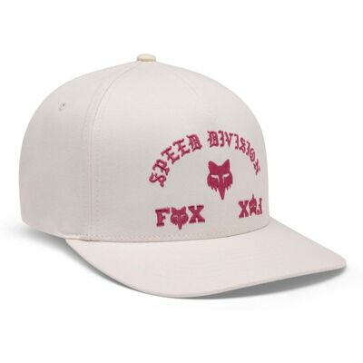 Fox, Hommes, Casquette, Icon Flexfit Hat, Blanc - Publicité Fox, Hommes, Casquette, Icon Flexfit Hat, Blanc - Publicité
