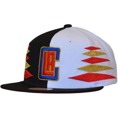 Mitchell & Ness, Unisexe, Casquette, NBA Diamond Cut Los Angeles Clippers Cap - HHSS1093-LACYYPPPBKWH, Or, Rouge, Blanc, Noir - Publicité Mitchell & Ness, Unisexe, Casquette, NBA Diamond Cut Los Angeles Clippers Cap - HHSS1093-LACYYPPPBKWH, Or, Rouge, Blanc, Noir - Publicité