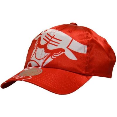 Mitchell & Ness, Hommes, Casquette, NBA Chicago Bulls Strapback Cap - HLUX1095-CBUYYPPPRED1, Blanc, Rouge, (Taille unique) - Publicité Mitchell & Ness, Hommes, Casquette, NBA Chicago Bulls Strapback Cap - HLUX1095-CBUYYPPPRED1, Blanc, Rouge, (Taille unique) - Publicité