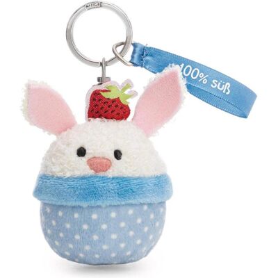 NICI, Unisexe, Porte-clés, Schlüsselanhänger Hase Cupcake 100% süss weiss 7cm Header Karte, Multicolore, Blanc - Publicité NICI, Unisexe, Porte-clés, Schlüsselanhänger Hase Cupcake 100% süss weiss 7cm Header Karte, Multicolore, Blanc - Publicité