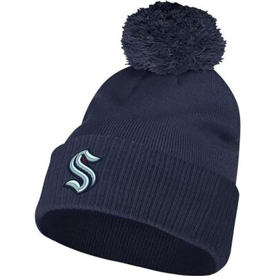 Adidas, Hommes, Bonnet, NHL SR Cuffed Oilers Bonnet (bleu, Columbus), Bleu - Publicité Adidas, Hommes, Bonnet, NHL SR Cuffed Oilers Bonnet (bleu, Columbus), Bleu - Publicité