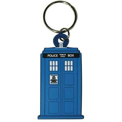 Porte-clé Tardis en caoutchouc de Doctor Who - Pyramid International officiel - Publicité Porte-clé Tardis en caoutchouc de Doctor Who - Pyramid International officiel - Publicité