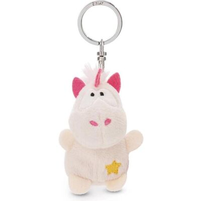 Magni, Unisexe, Porte-clés, NICI Schlüsselanhänger Einhorn Theodor mit Stern 5cm, Blanc - Publicité Magni, Unisexe, Porte-clés, NICI Schlüsselanhänger Einhorn Theodor mit Stern 5cm, Blanc - Publicité