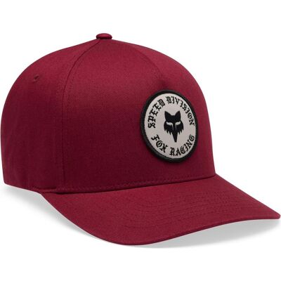 Fox, Hommes, Casquette, Badge Flexfit Hat, Rouge, (L, XL) - Publicité Fox, Hommes, Casquette, Badge Flexfit Hat, Rouge, (L, XL) - Publicité