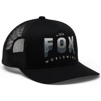 Fox, Hommes, Casquette, Block Mesh Trucker Hat, Noir, (Taille unique) - Publicité Fox, Hommes, Casquette, Block Mesh Trucker Hat, Noir, (Taille unique) - Publicité
