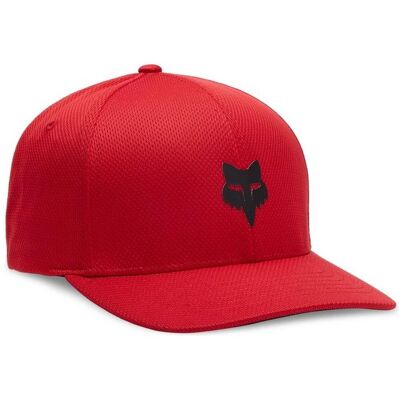 Fox, Hommes, Casquette, A 23 F-Head Tech Flexfit Flm Rd L/, Rouge - Publicité Fox, Hommes, Casquette, A 23 F-Head Tech Flexfit Flm Rd L/, Rouge - Publicité