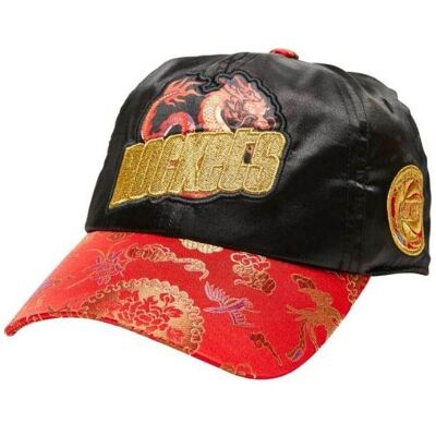 Mitchell & Ness, Unisexe, Casquette, NBA Houston Rockets New Dawn Dad Cap - 6LUOMM20058-HROBLCK, Or, Rouge, Noir - Publicité Mitchell & Ness, Unisexe, Casquette, NBA Houston Rockets New Dawn Dad Cap - 6LUOMM20058-HROBLCK, Or, Rouge, Noir - Publicité