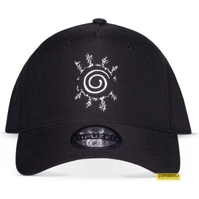 Difuzed, Hommes, Casquette, NARUTO SHIPPUDEN - Symboles - Casquette Ajustable Homme, Noir, (Taille unique) - Publicité Difuzed, Hommes, Casquette, NARUTO SHIPPUDEN - Symboles - Casquette Ajustable Homme, Noir, (Taille unique) - Publicité