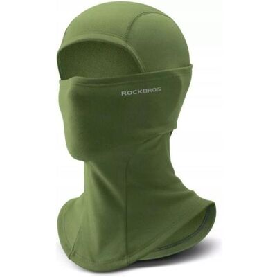 Rockbros, Unisexe, Cagoule + tour de cou, insulated balaclava LF7345 green, Vert - Publicité Rockbros, Unisexe, Cagoule + tour de cou, insulated balaclava LF7345 green, Vert - Publicité