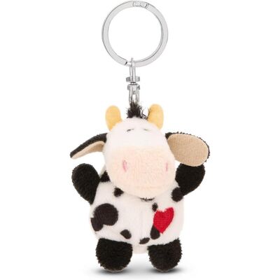 Magni, Unisexe, Porte-clés, NICI Schlüsselanhänger Kuh mit Herz 5cm, Multicolore, Blanc - Publicité Magni, Unisexe, Porte-clés, NICI Schlüsselanhänger Kuh mit Herz 5cm, Multicolore, Blanc - Publicité