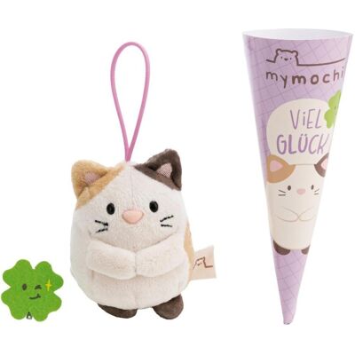 NICI, Unisexe, Porte-clés, Schlüsselanhänger Katze Angy mit Kleeblatt moodie mit Loop beige 8cm in Schulranzen-Geschenkbox, Beige - Publicité NICI, Unisexe, Porte-clés, Schlüsselanhänger Katze Angy mit Kleeblatt moodie mit Loop beige 8cm in Schulranzen-Geschenkbox, Beige - Publicité