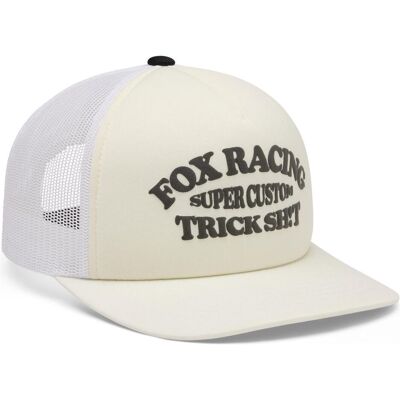 Fox, Casquette, Trick Mesh Trucker Hat, Blanc, (Taille unique) - Publicité Fox, Casquette, Trick Mesh Trucker Hat, Blanc, (Taille unique) - Publicité