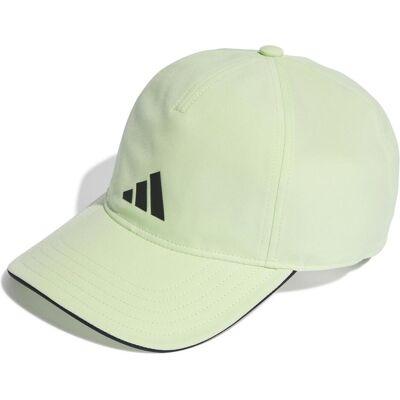 Adidas, Unisexe, Casquette, Casquette de baseball Aeroready Training Running, Noir, Vert - Publicité Adidas, Unisexe, Casquette, Casquette de baseball Aeroready Training Running, Noir, Vert - Publicité