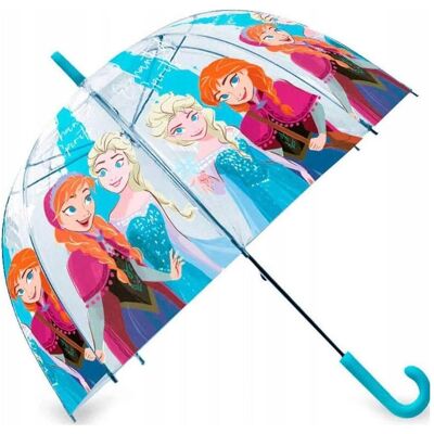 Disney Filles, Parapluie, Ombrello Manuale Frozen 46cm, Transparent - Publicité Disney Filles, Parapluie, Ombrello Manuale Frozen 46cm, Transparent - Publicité