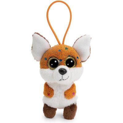 NICI, Unisexe, Porte-clés, Porte-clés renard Nox avec boucle orange de 9 cm dans une pochette d'école, Orange - Publicité NICI, Unisexe, Porte-clés, Porte-clés renard Nox avec boucle orange de 9 cm dans une pochette d'école, Orange - Publicité