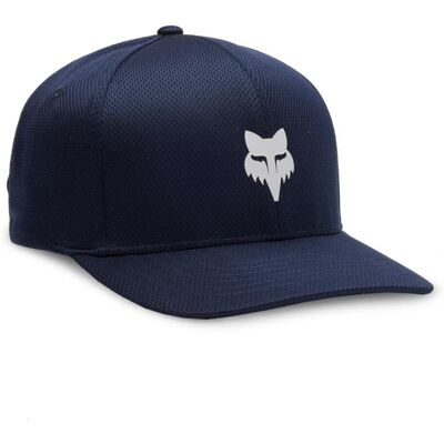 Fox, Unisexe, Casquette, A 23 F-Head Tech Flexfit Mdnt L/Xl, Bleu - Publicité Fox, Unisexe, Casquette, A 23 F-Head Tech Flexfit Mdnt L/Xl, Bleu - Publicité