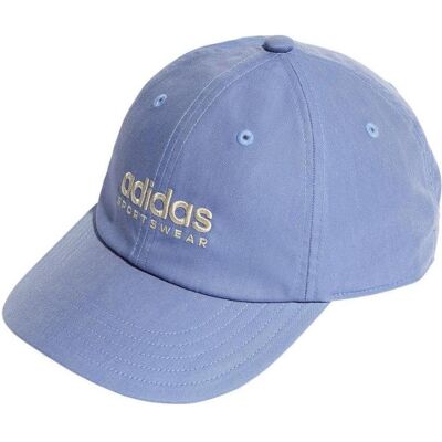 Adidas, Unisexe, Casquette, Niedrige Dad-Kappe, Bleu - Publicité Adidas, Unisexe, Casquette, Niedrige Dad-Kappe, Bleu - Publicité